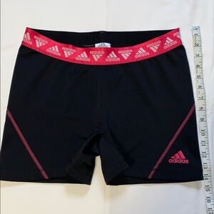 Adidas Black and red tight  Athletic Shorts